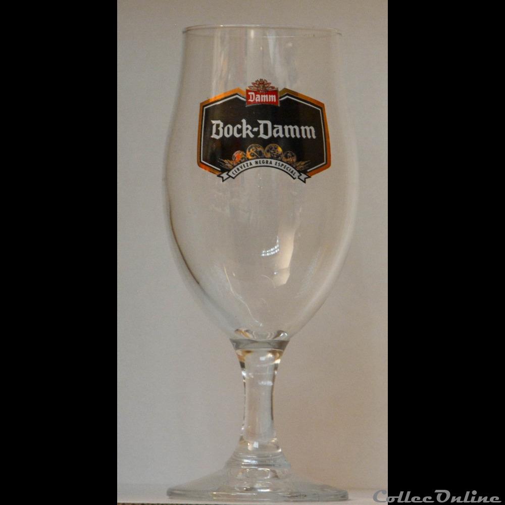 Bock-Damm bistrot alimentation verre biere bock damm