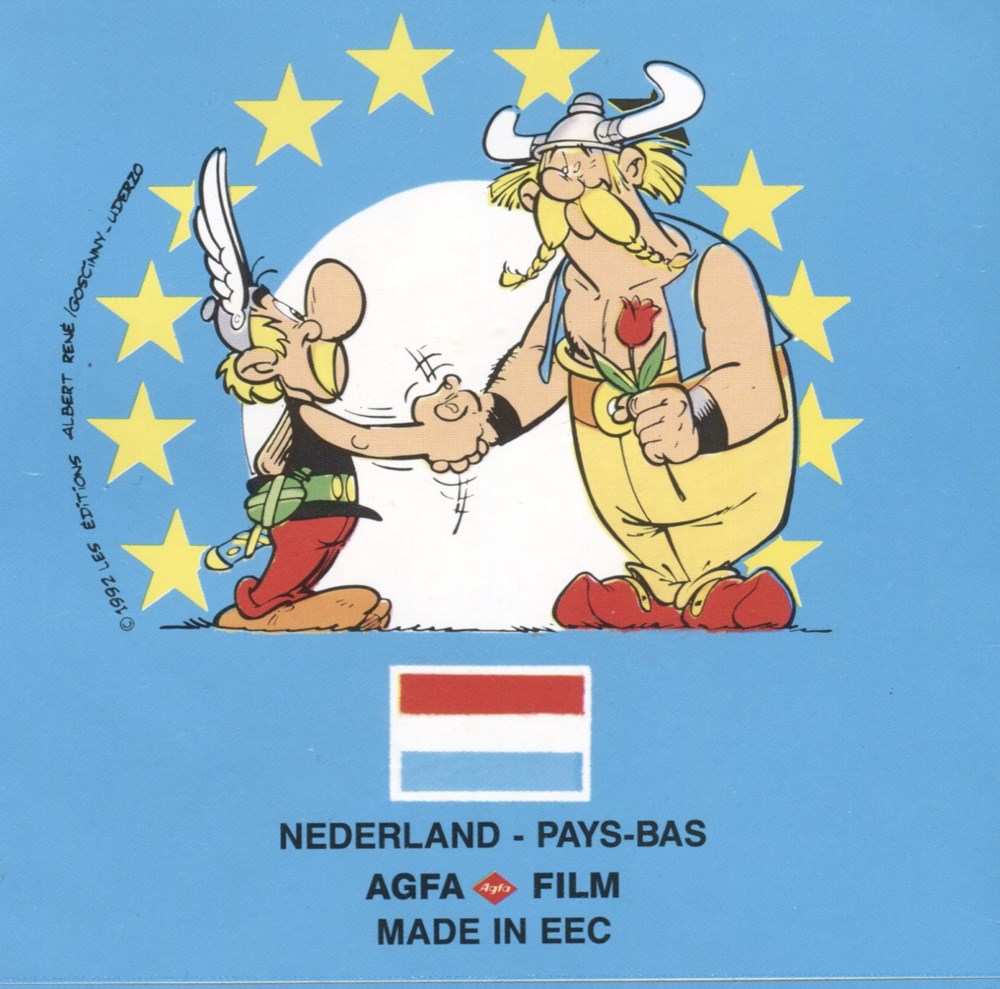AGFA - 1992 - Sticker Pays-Bas divers agfa 1992 sticker pays bas