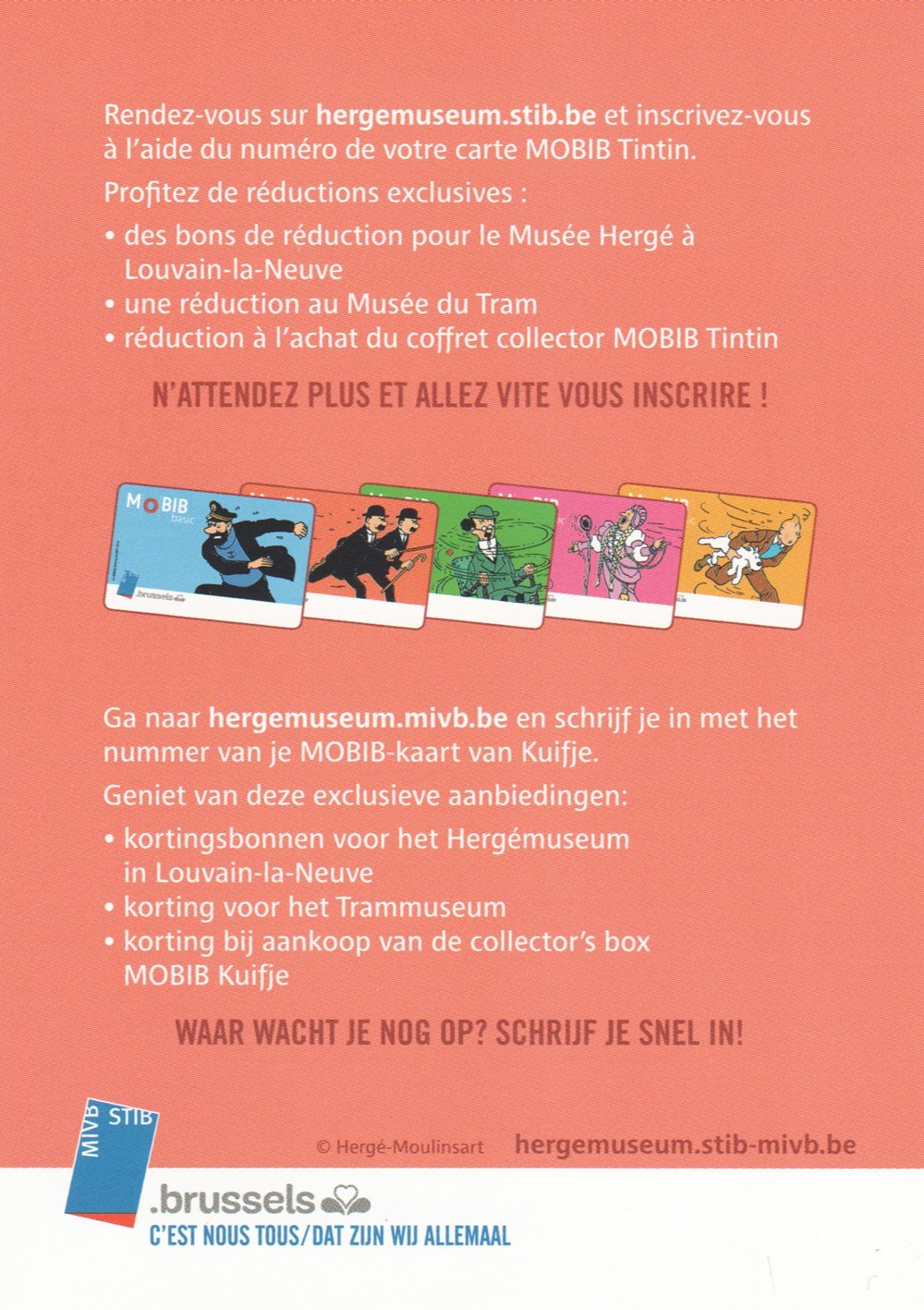 Belgique - 2016 - MOBIB - Dépliant divers telecartes cartes telephoniques belgique 2016 mobib depliant