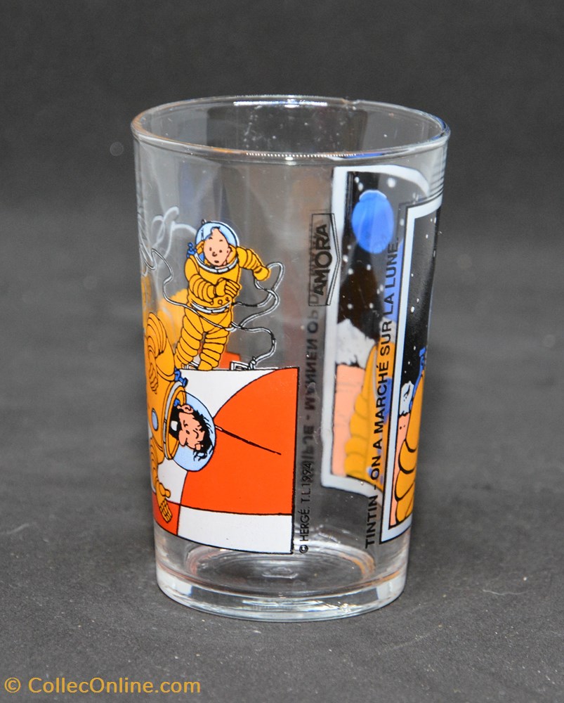 art de table argenterie verres 1994 amora serie 2 on a marche sur la lune petit