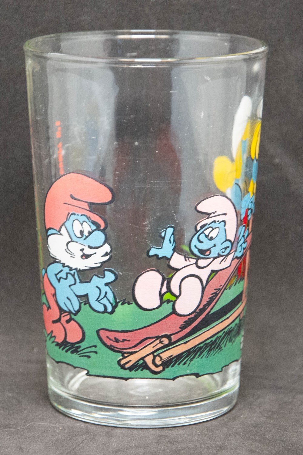 art de la table argenterie schtroumpfs 1984 maille n 8