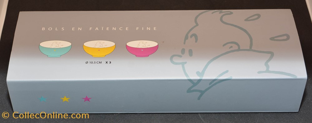 Bol - Moulinsart - Jaune 3 de la table argenterie service the cafe tass mug bol moulinsart jaune