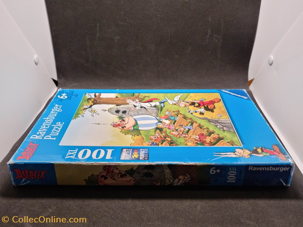 jeux jouets puzzle ravensburger 2005 100 pieces obelix ecolier