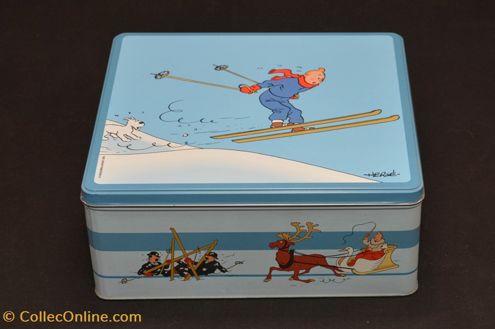 Delacre - 2004 - Sports d'hiver - Tintin à ski 2 diver delacre 2004 sports hiver tintin a ski