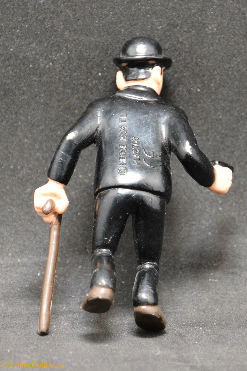 Plastoy - 1994 - 8,5cm - Dupond avec sa canne et son pistolet figurines plastoy 1994 8 5cm dupond avec sa canne et son pistolet