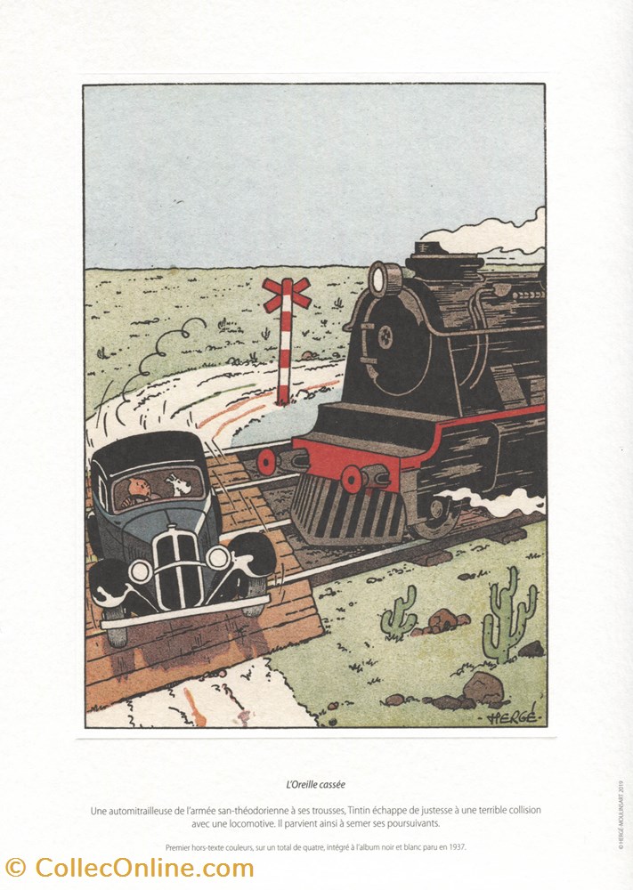 carte postale lithographie 2019 oreille cassee