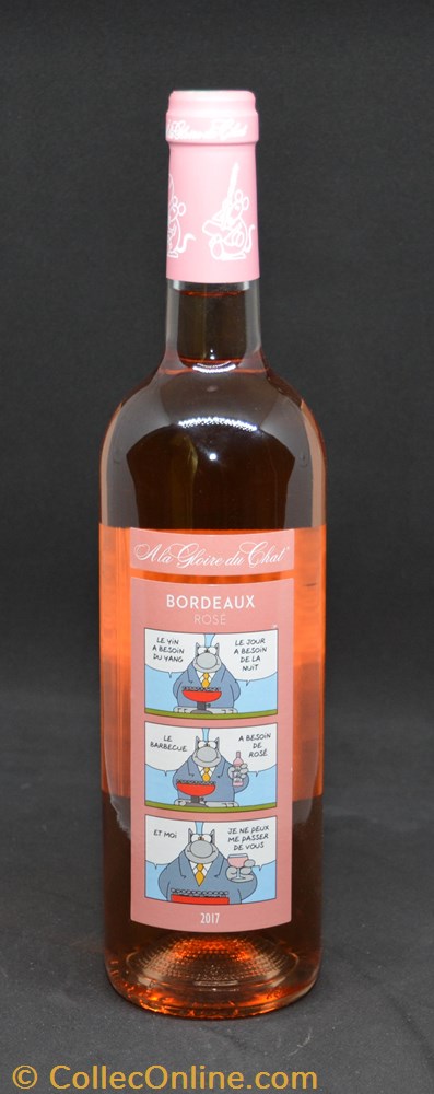 bistrot alimentation bouteille vin a la gloire du chat rose 2017