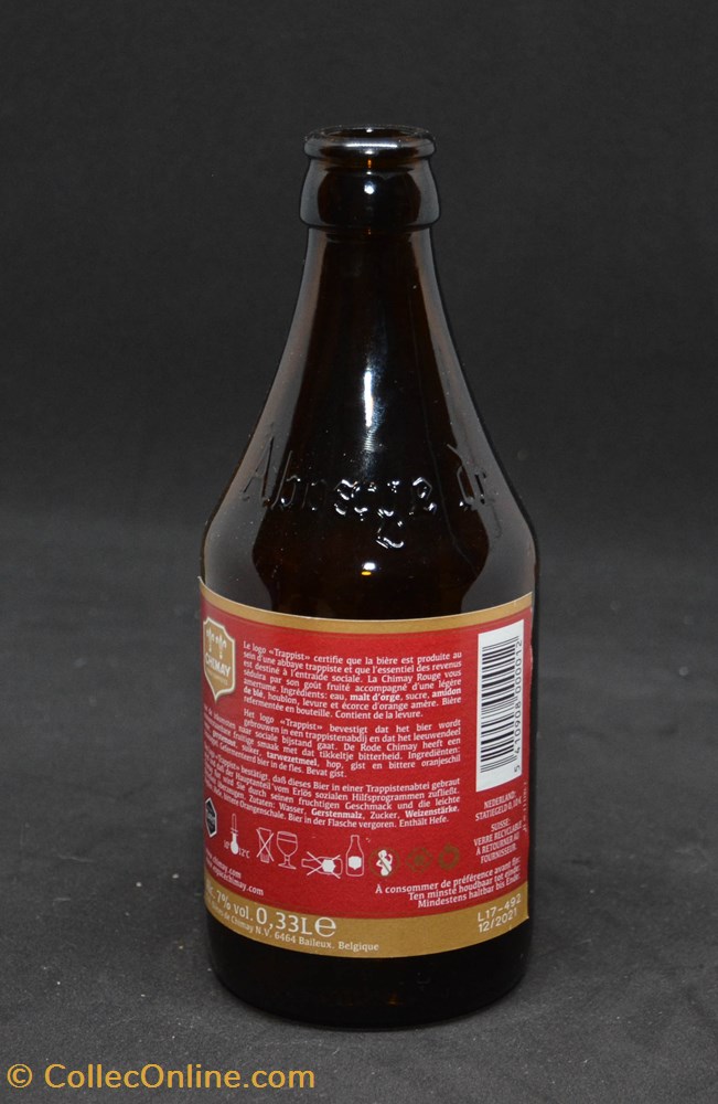 Chimay - Brune - BE - 7% - 33cl art de la table argenterie bistrot alimentation bouteille chimay brune be 7 33cl