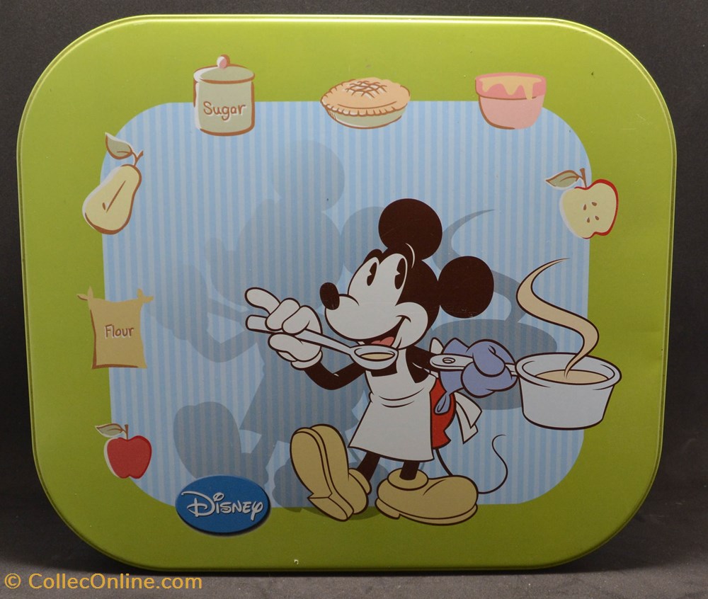 divers boites en tole disney delacre 2010 mickey cuisinier