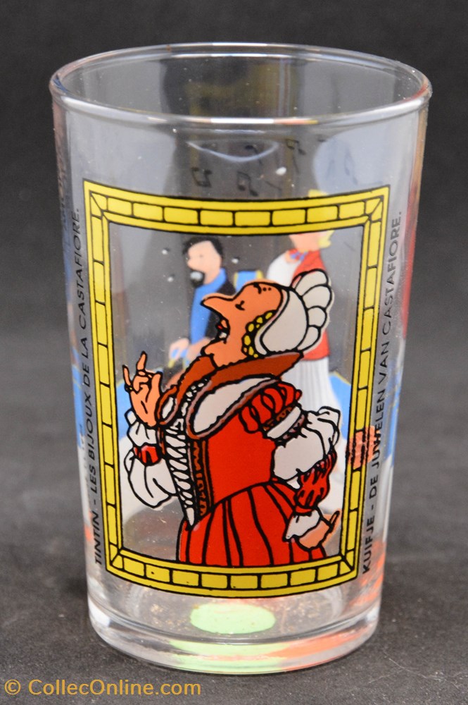 1994 - Amora - Série 2 - Les bijoux de la Castafiore - Petit art table argenterie verres 1994 amora serie 2 les bijoux de la castafiore petit