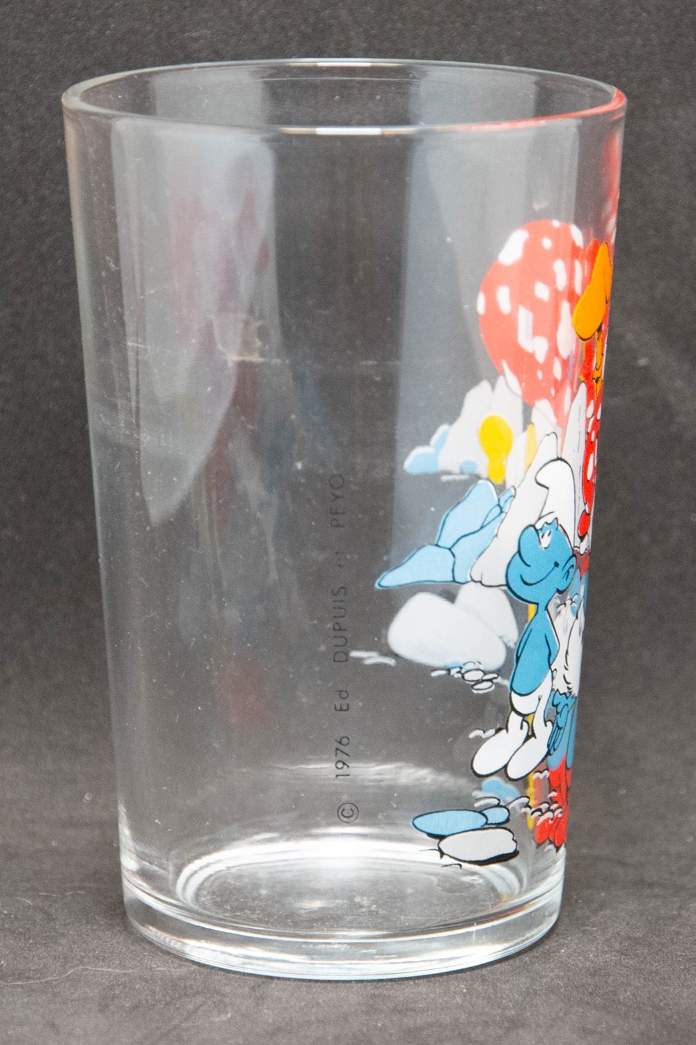 art de la table argenterie schtroumpfs 1976 le grand schtroumpf