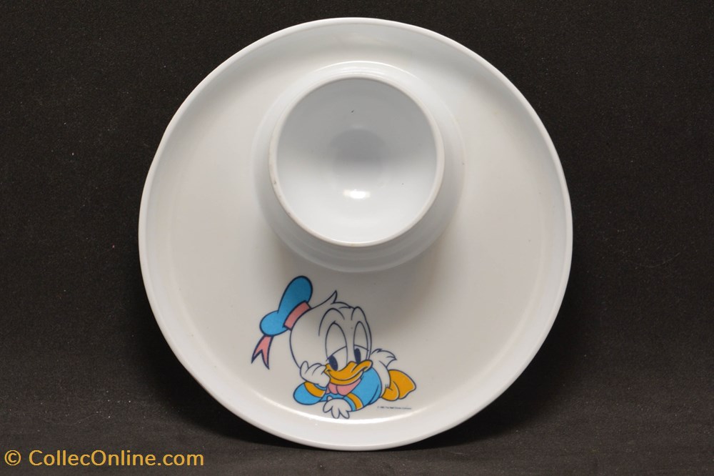 divers disney vaisselle melamine coquetier baby donald