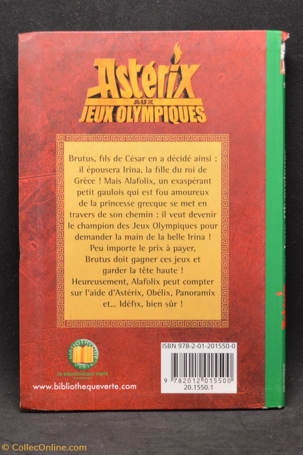 Roman - Bibliothèque verte - Astérix aux jeux olympiques divers roman bibliotheque verte asterix aux jeux olympiques