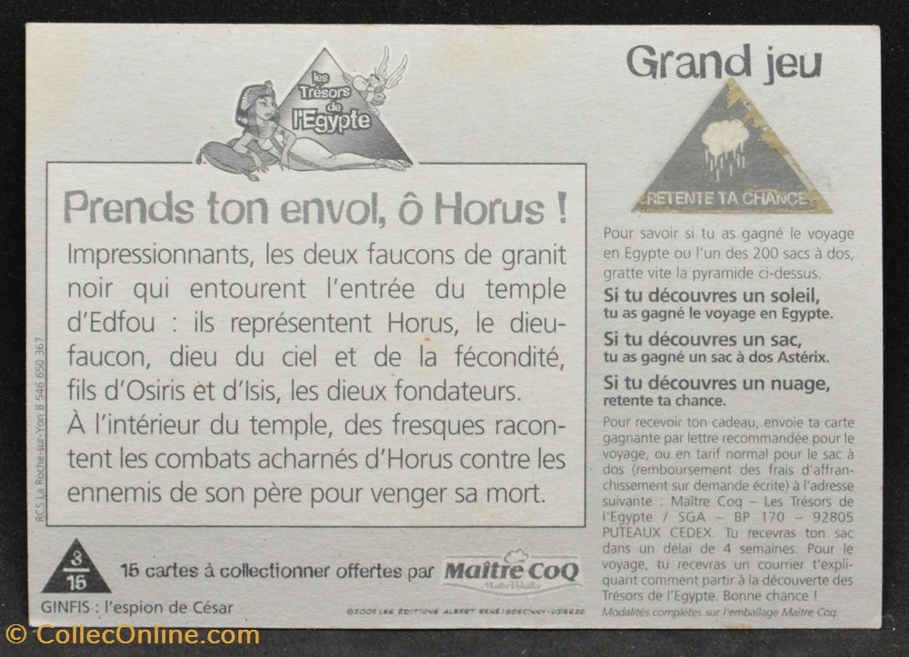 Maitre Coq - 2002 - Carte 3 divers maitre coq 2002 carte 3