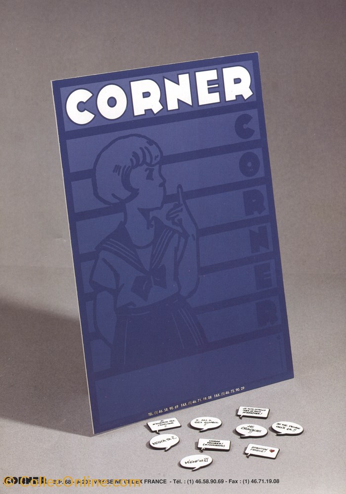 Catalogue Corner vieux papier ticket d entree catalogue corner