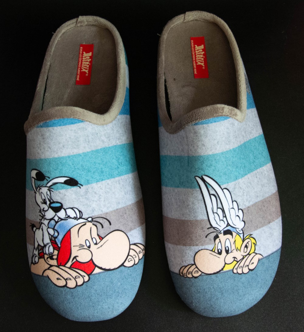 divers chausson 46 asterix et obelix