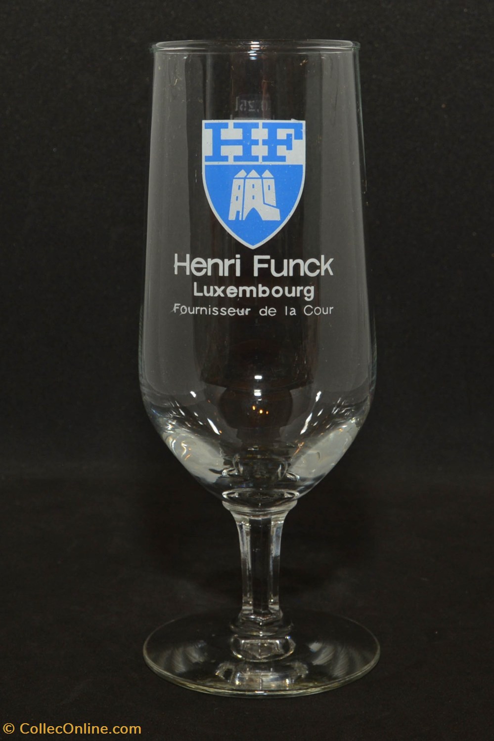 art de la table argenterie bistrot alimentation verres henri funck 25cl