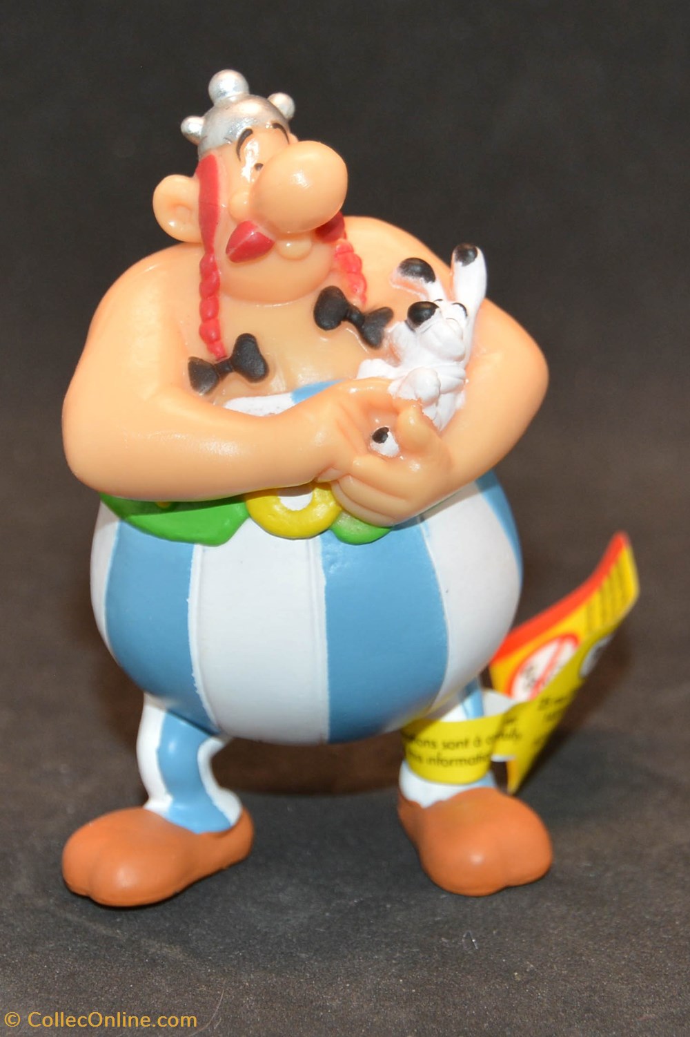 Plastoy - 1997 - 7,5 cm - Obélix (variante de chausse marron) figurines plastoy 1997 7 5 cm obelix variante de chausse marron