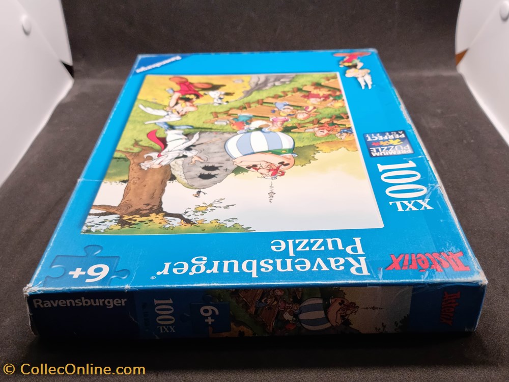 jeux jouets puzzle ravensburger 2005 100 pieces obelix ecolier