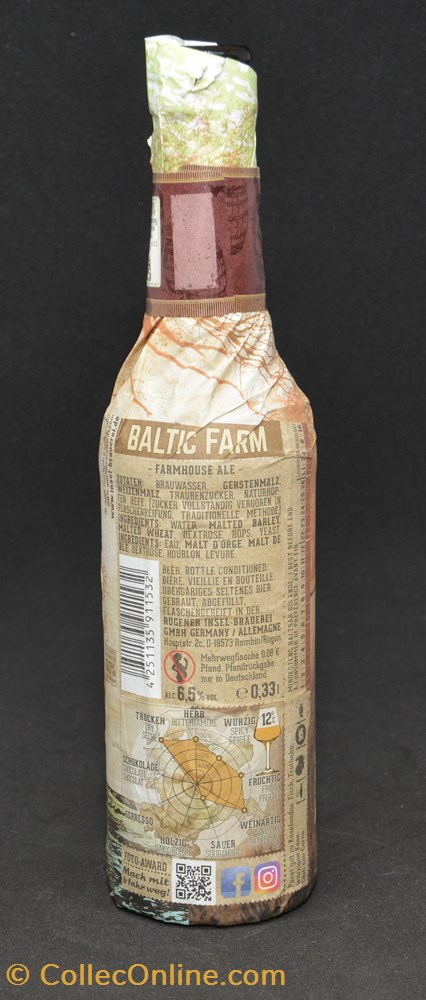 art la table argenterie bistrot alimentation bouteille baltic farm blonde de 6 5 33cl