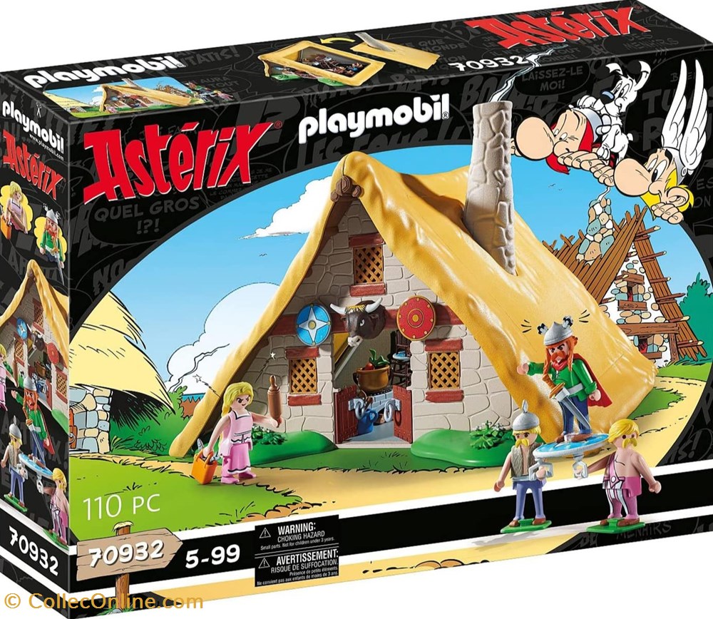 Playmobil - 70932 - La hutte d'Abraracourcix jeux de societe jouets playmobil 70932 la hutte abraracourcix