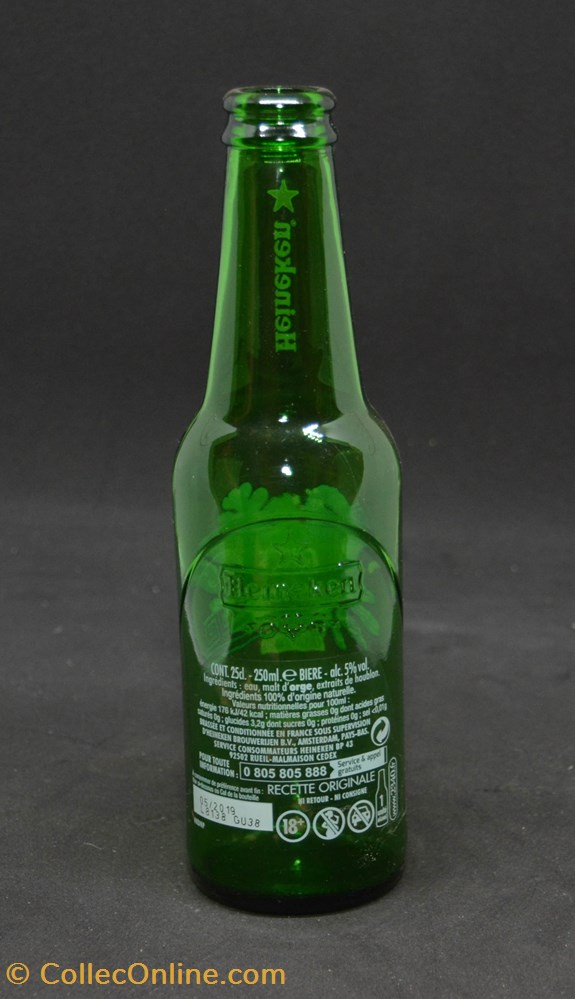Heineken - Grèce - Blonde - FR - 5% - 25cl art la table argenterie bistrot alimentation bouteille heineken grece blonde fr 5 25cl