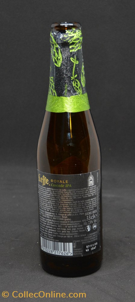 Leffe Royale Cascade - IPA - BE - 7,5% - 33cl art la table argenterie bistrot alimentation bouteille leffe royale cascade ipa be 7 5 33cl