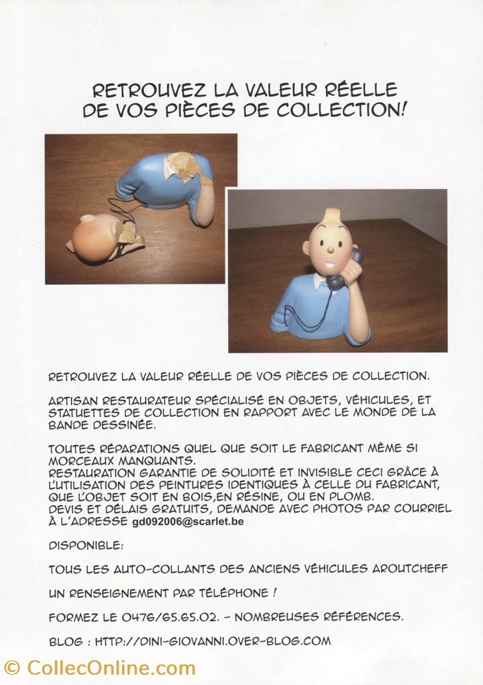 vieux papier ticket entree flyer reparateur para bd