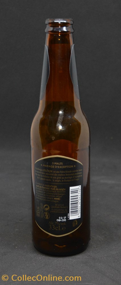 Grimbergen - Elixir - Blonde - FR - 7% - 33cl art la table argenterie bistrot alimentation bouteille grimbergen elixir blonde fr 7 33cl