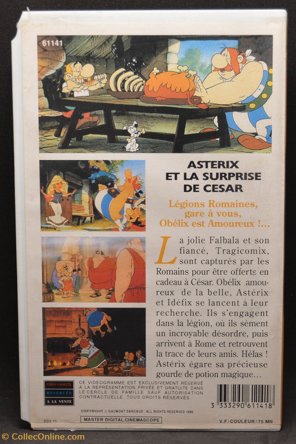 VHS - Gaumont - Astérix et la surprise de César divers film dvd blu ray vhs gaumont asterix et la surprise de cesar