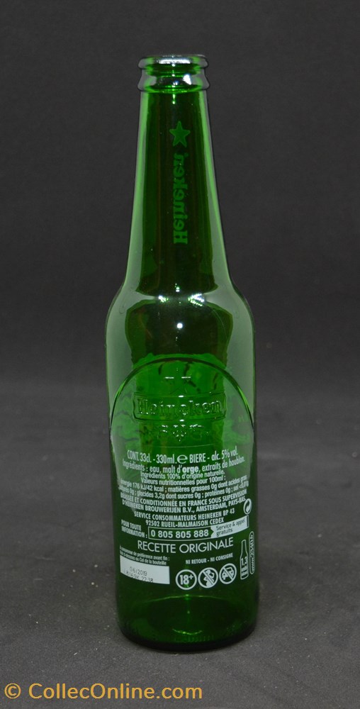 Heineken - Grèce - Blonde - FR - 5% - 33cl art la table argenterie bistrot alimentation bouteille heineken grece blonde fr 5 33cl
