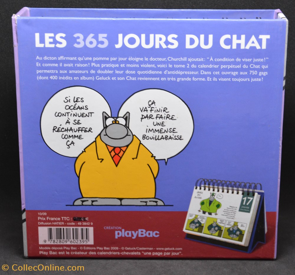 divers calendrier perpetuel les 365 jours du chat tome 2