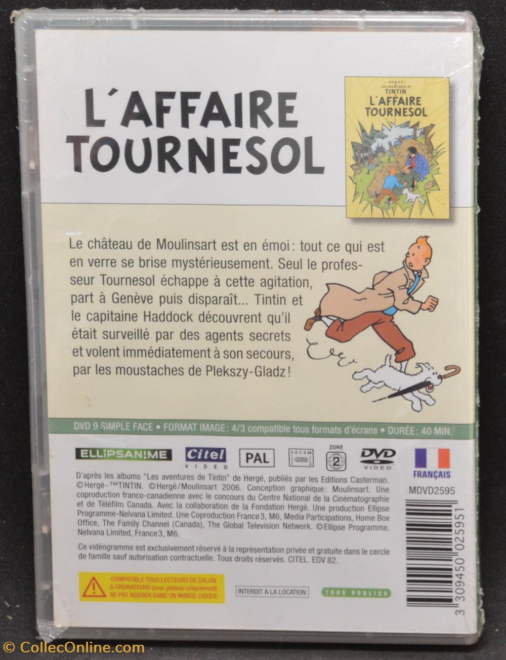 divers film blu ray mini dvd 2006 citel affaire tournesol