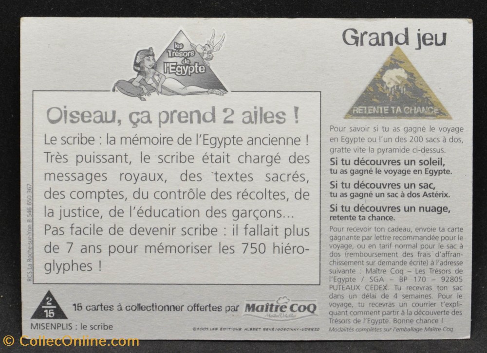 divers maitre coq 2002 carte 2