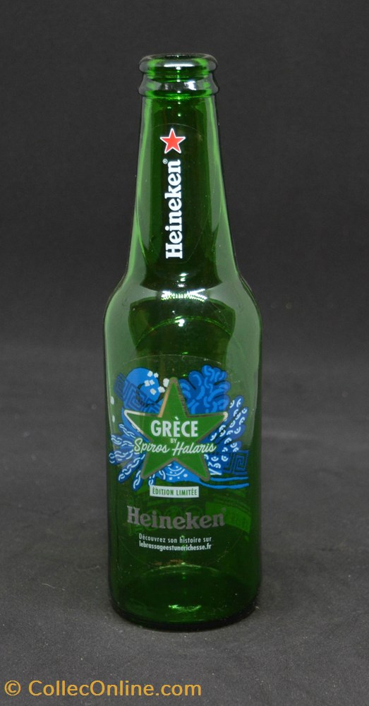Heineken - Grèce - Blonde - FR - 5% - 25cl art la table argenterie bistrot alimentation bouteille heineken grece blonde fr 5 25cl