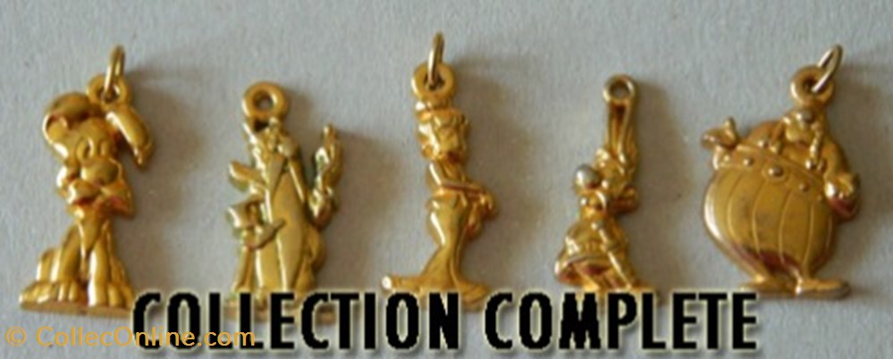 1988 - Série "Pendentif doré" divers feves 1988 serie pendentif dore