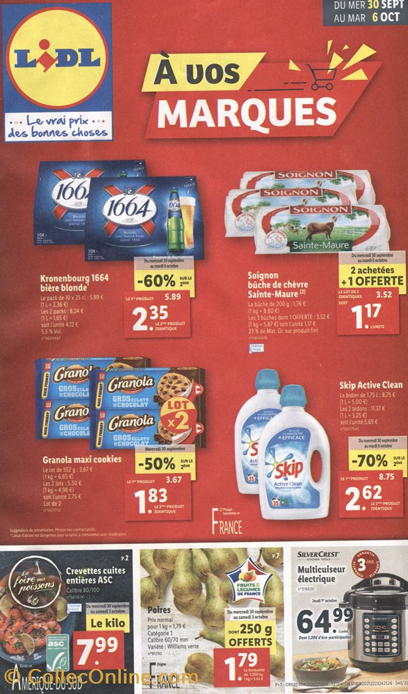 Lidl - Catalogue - 30/09 au 06/10 2020 - Opération peluche 2020 vieux papier publicite lidl catalogue 30 09 au 06 10 2020 operation peluche 2020