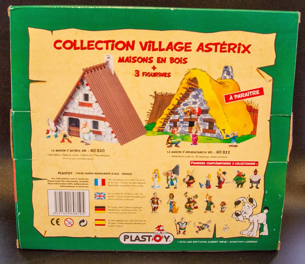 jeux de societe jouets jeu figurines collectionner plastoy 2002 la maison asterix en bois