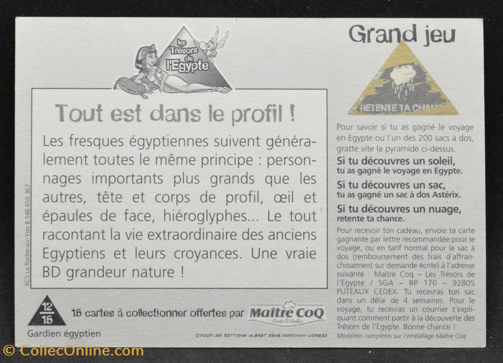divers maitre coq 2002 carte 12