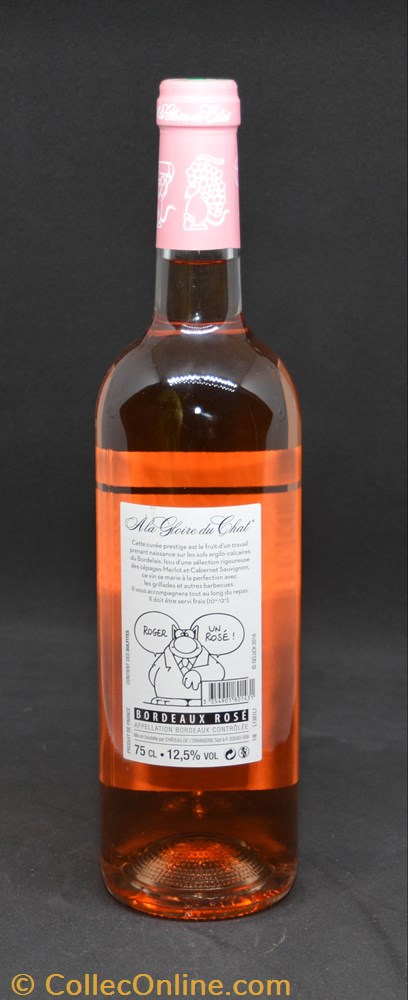 bistrot alimentation bouteille vin a la gloire du chat rose 2017