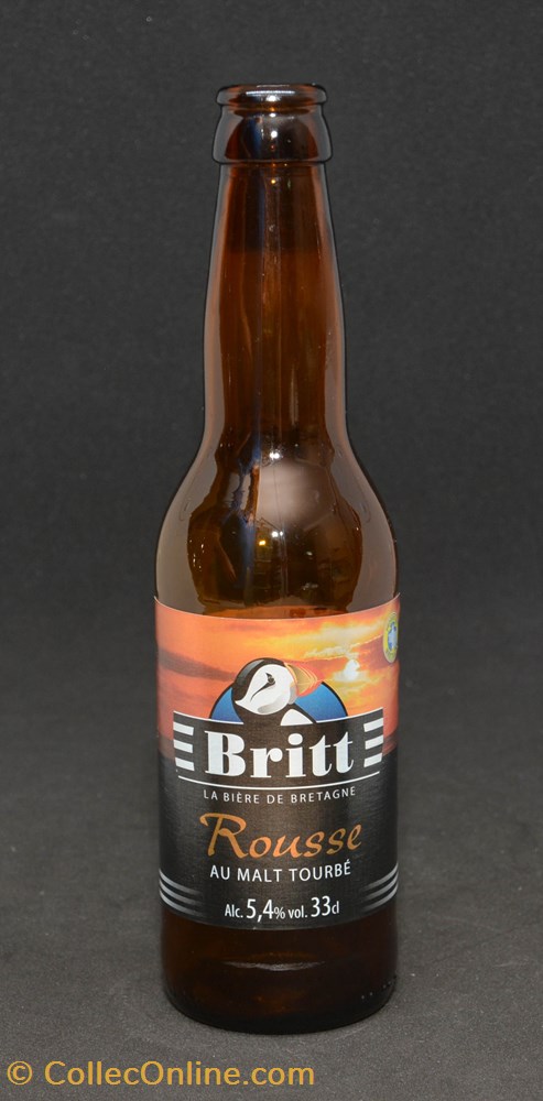Britt - Rousse - FR - 5,4% - 33cl art de la table argenterie bistrot alimentation bouteille britt rousse fr 5 4 33cl