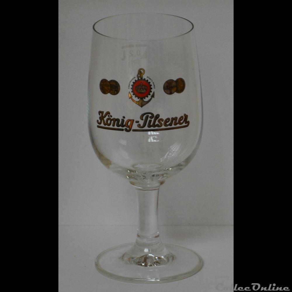 König-Pilsener bistrot alimentation verre biere konig pilsener