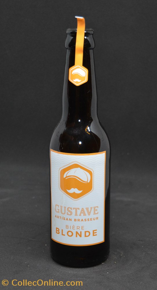 Gustave - Blonde - FR - 5,2% - 33cl art la table argenterie bistrot alimentation bouteille gustave blonde fr 5 2 33cl