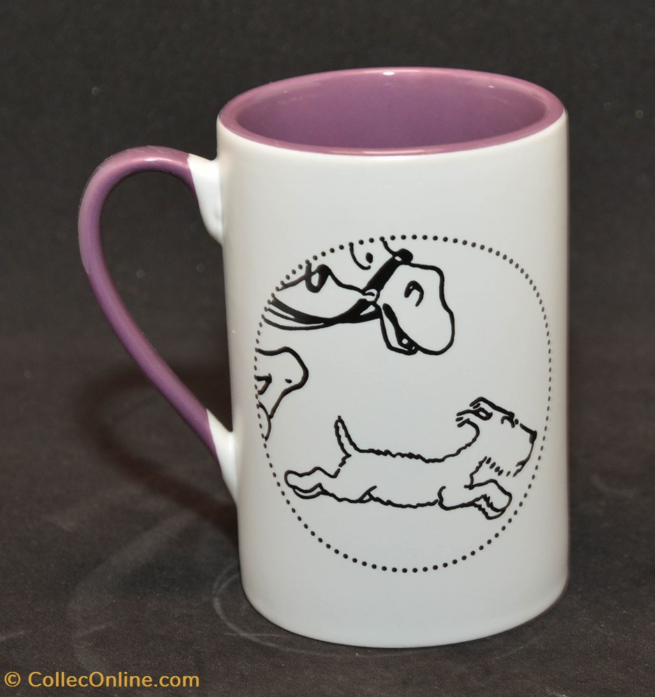 Mug - Moulinsart - 2016 - Tintin à cheval 2 de la table argenterie service the cafe tass mug moulinsart 2016 tintin a cheval