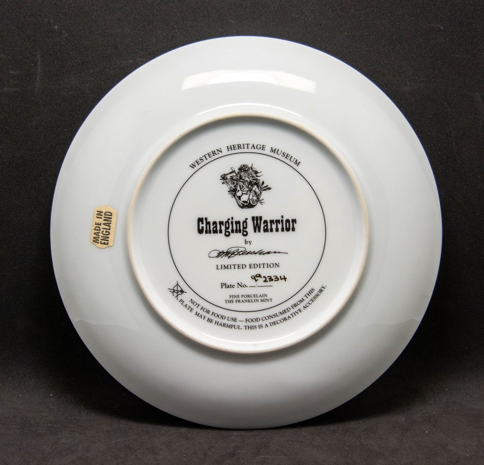 Charging Warrior art de la table argenterie assiettes plats charging warrior
