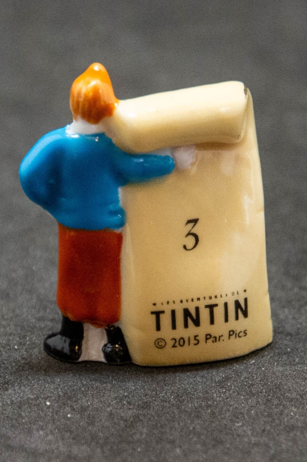 2015 - Série "Quizz" - Tintin divers feves 2015 serie quizz tintin