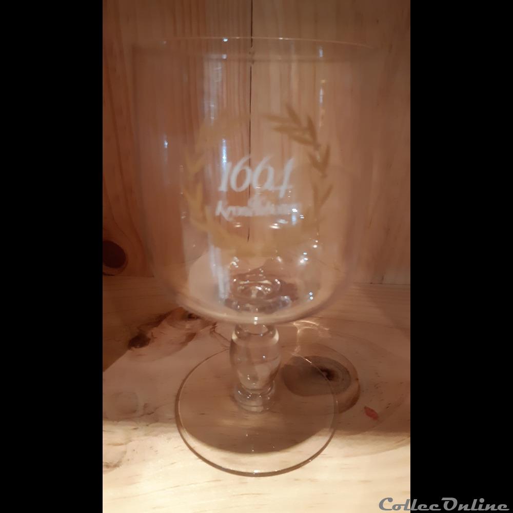 1664 - 02 bistrot alimentation verre biere 1664 02