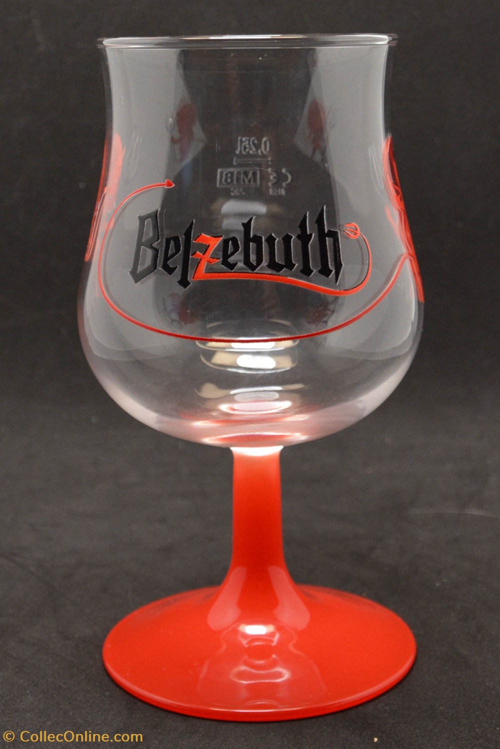 art de la table argenterie bistrot alimentation verres belzebuth 25 cl