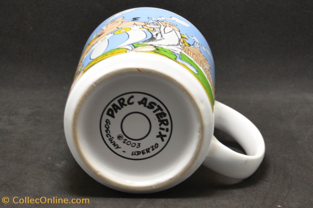 Mug - Parc Astérix - 2003 - Astérix, Obélix et Panoramix 3 art de la table argenterie service the cafe tasses mugs mug parc asterix 2003 asterix obelix et panoramix