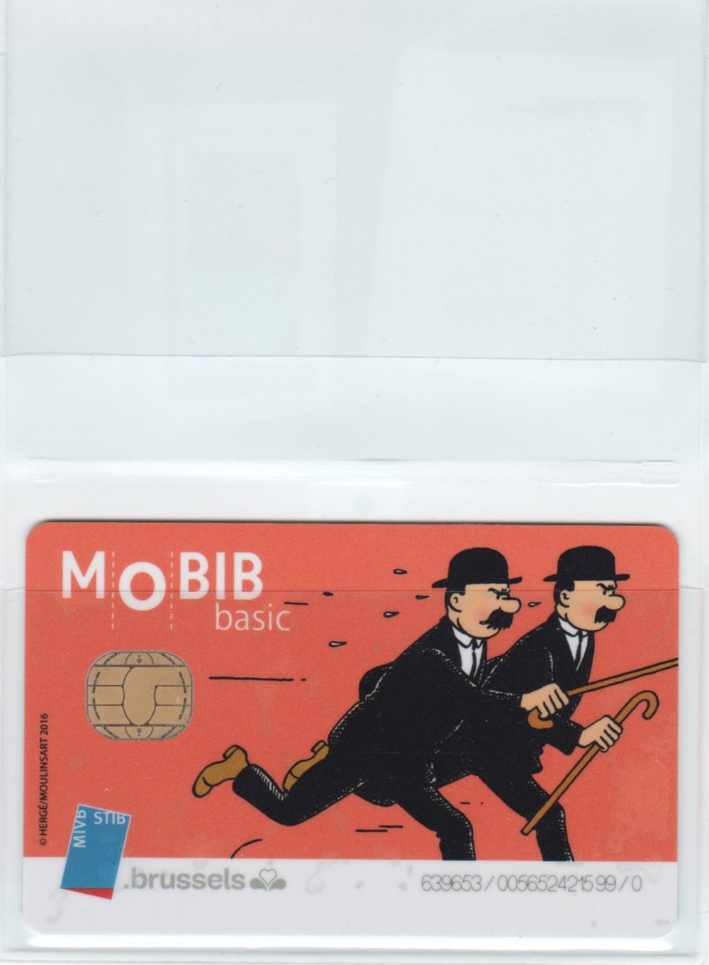Belgique - 2016 - MOBIB - Dupont et Dupond divers telecartes cartes telephoniques belgique 2016 mobib dupont et dupond